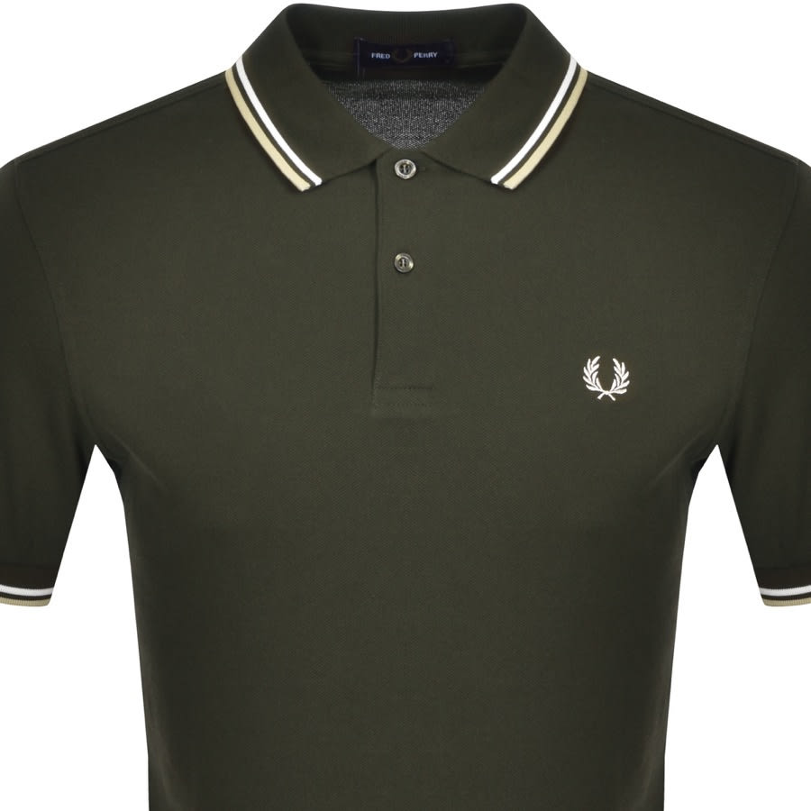 Alternative Image for ProductFred Perry Twin Tipped Polo T Shirt Green2